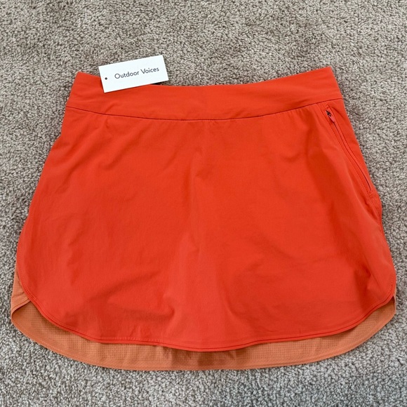 NWT Outdoor Voices Paprika Sunstone The Exercise 3” Skort - Picture 1 of 4